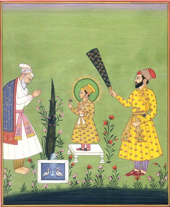 exotic india Raja Jai Singh Pays Homage to Child Saint Guru Harkishan 