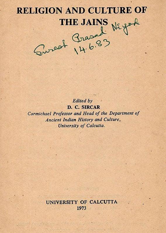 Exotic India Religion And Culture Of The Jains (An Old And Rare Book) 