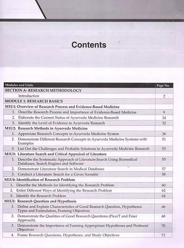 Exotic India Research Methodology And Bio-Statistics (As Per New NCISM PG Ayurveda Syllabus 2025) 