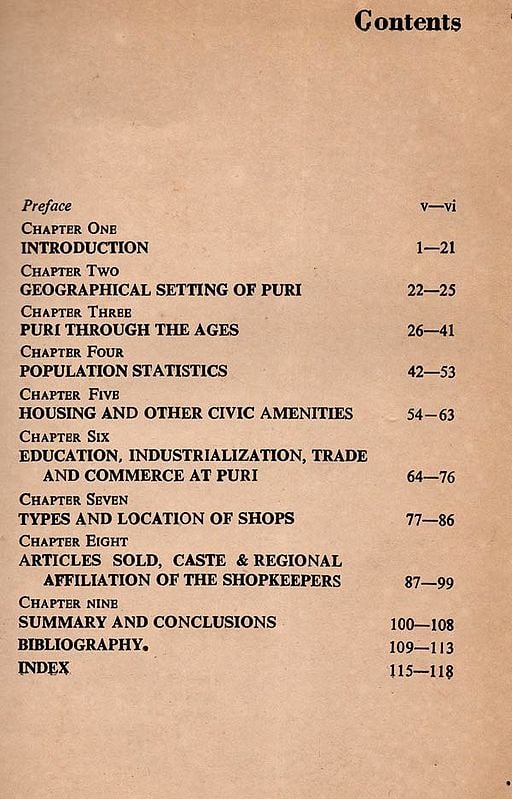 Exotic India Rising India- An Urban Anthropological Approach To Puri (An Old And Rare Book) 