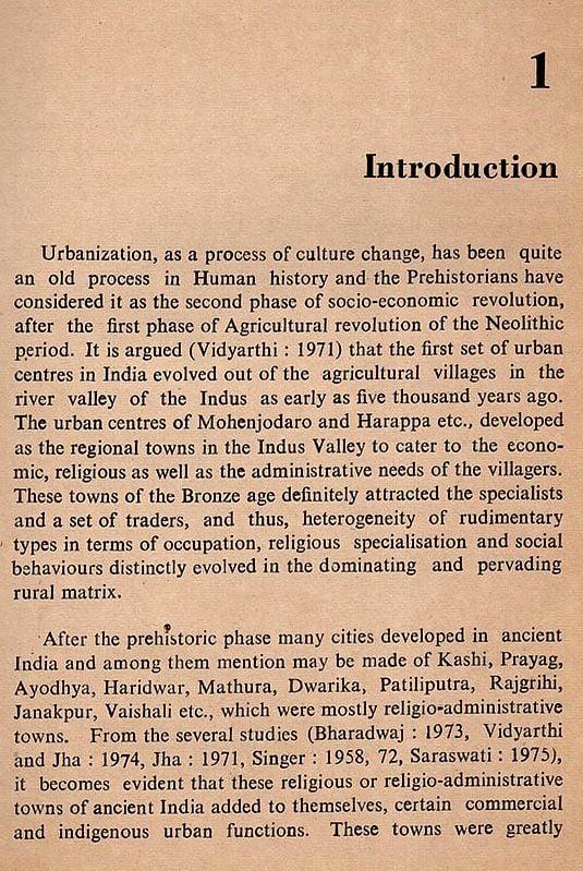 Exotic India Rising India- An Urban Anthropological Approach To Puri (An Old And Rare Book) 