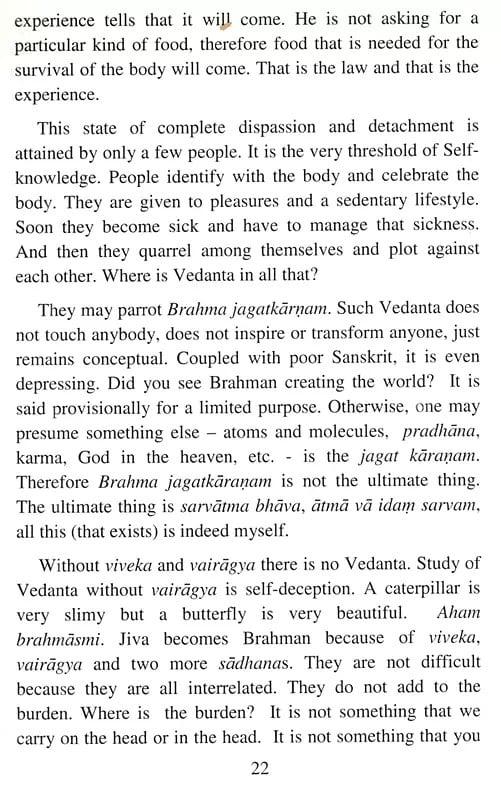 Exotic India Sadhana Catustayam- Prerequisites To Self-inquiry (with An Essay On The Theory Of Cause And Effect) 