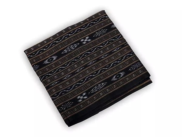 Exotic India Salwar Kameez Fabric From Pochampally With Ikat Weave 