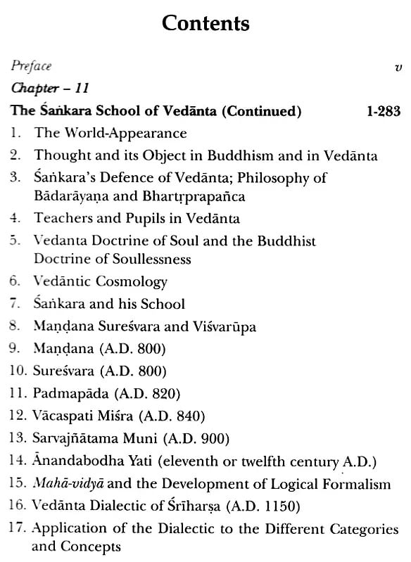 Exotic India Sankara School Of Vedanta Yogavasistha And Bhagavadgita: A History Of Indian Philosophy (Volume- 2) 
