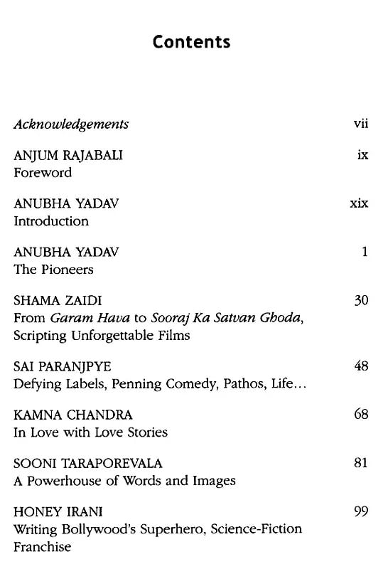 Exotic India Scripting Bollywood: Candid Conversations With Women Who Write Hindi Cinema 