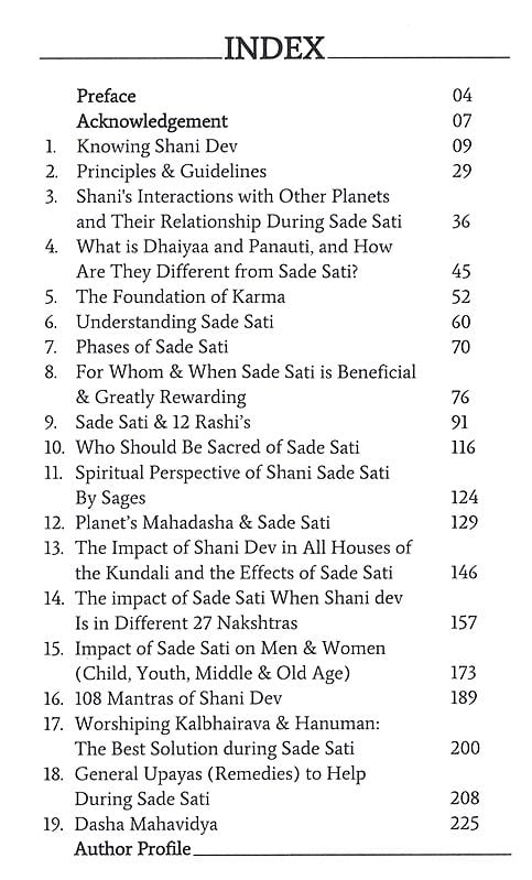 Exotic India Shani Sade Sati (Meaning Effects Consequences Remedies) 
