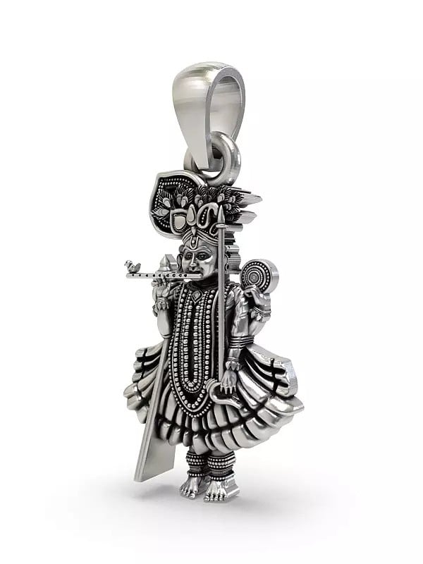 Exotic India Shri Ranchhodraiji Maharaj (form Of Lord Krishna) Pendant 