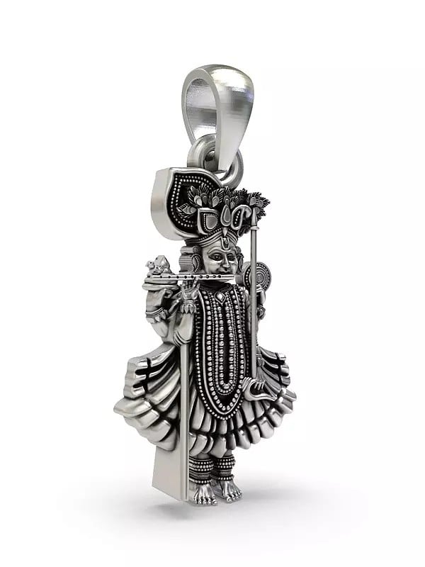 Exotic India Shri Ranchhodraiji Maharaj (form Of Lord Krishna) Pendant 
