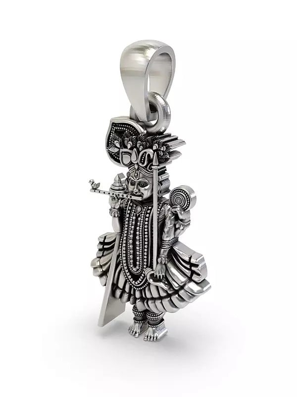 Exotic India Shri Ranchhodraiji Maharaj (form Of Lord Krishna) Pendant 