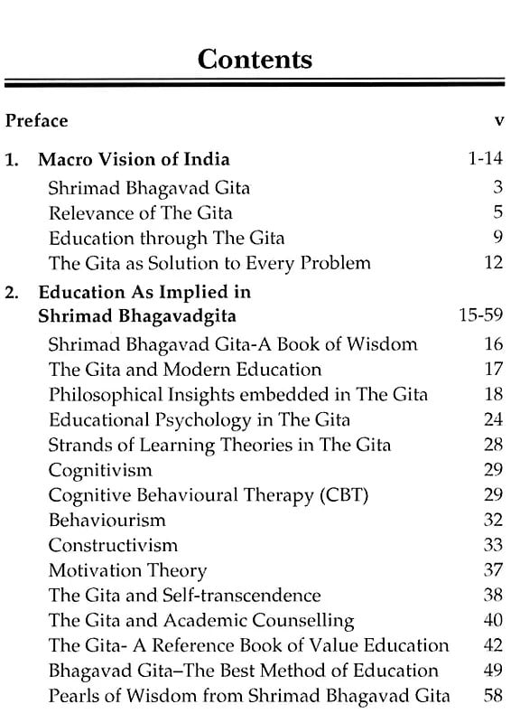 Exotic India Shrimad Bhagavad Gita For Citizenship Education And Life Skills Management 