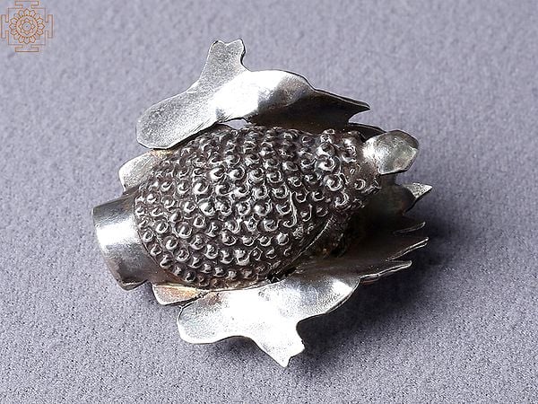 Exotic India Silver Avalokiteshvara Pendant From Nepal