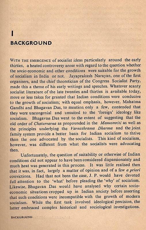 Exotic India Socialist Thought In Modern India- An Old And Rare Book (Only 1 Quantity Available) 