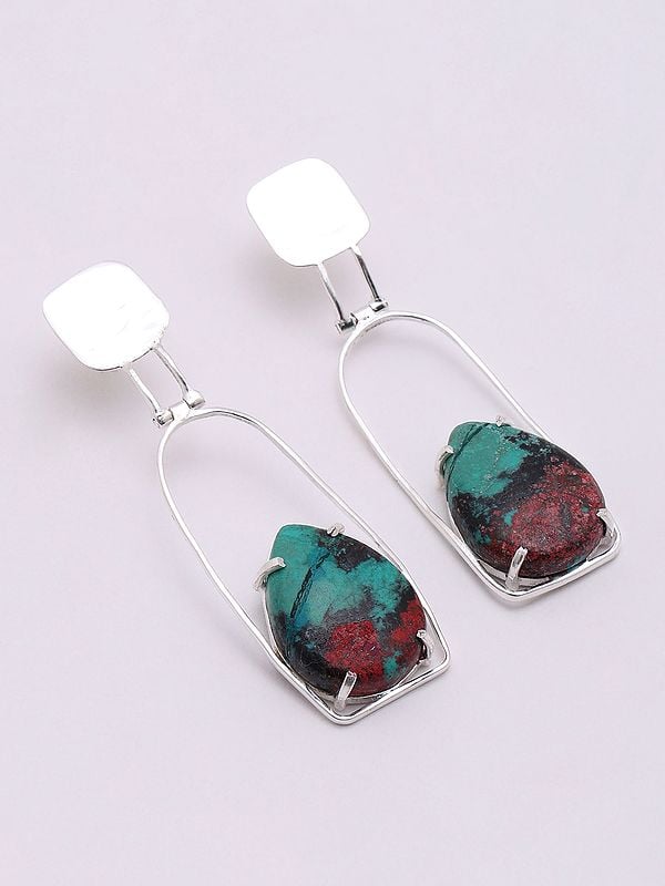 exotic india Sonora Sunrise Gemstone Dangle Earrings 