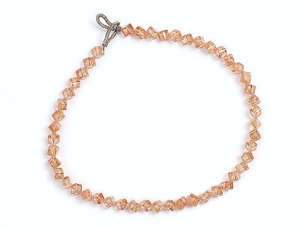 exotic india Square-cut Design Crystal Beads Bracelet 