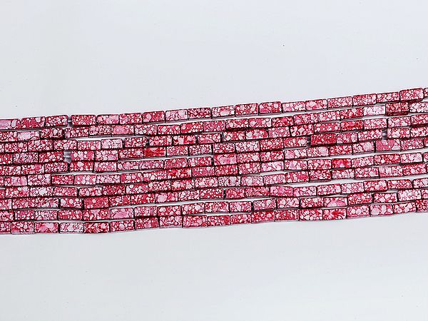 exotic india Square Shape Tubes (Price of 1 String) | Gemstone Beads