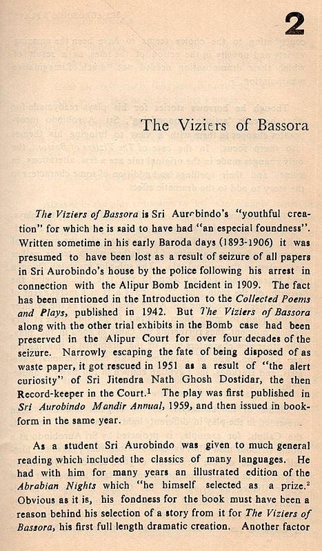 Exotic India Sri Aurobindo's Plays- A Thematic Study (An Old And Rare Book) 