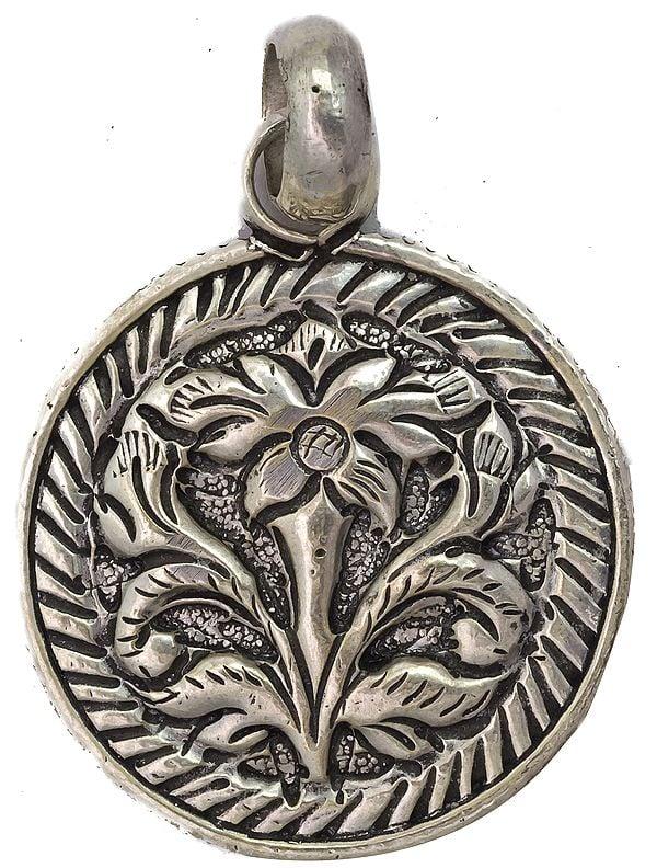 exotic india Sterling Flower Pendant | Sterling Silver Jewelry 