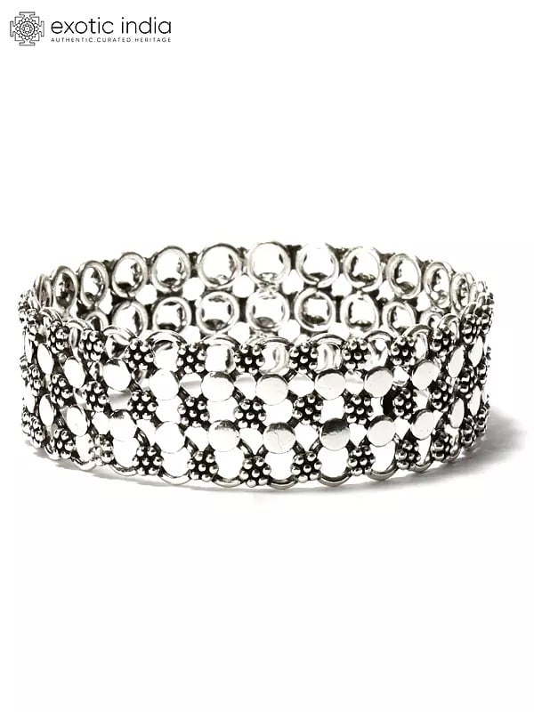exotic india Sterling Silver Bangle (Price Per Piece) 