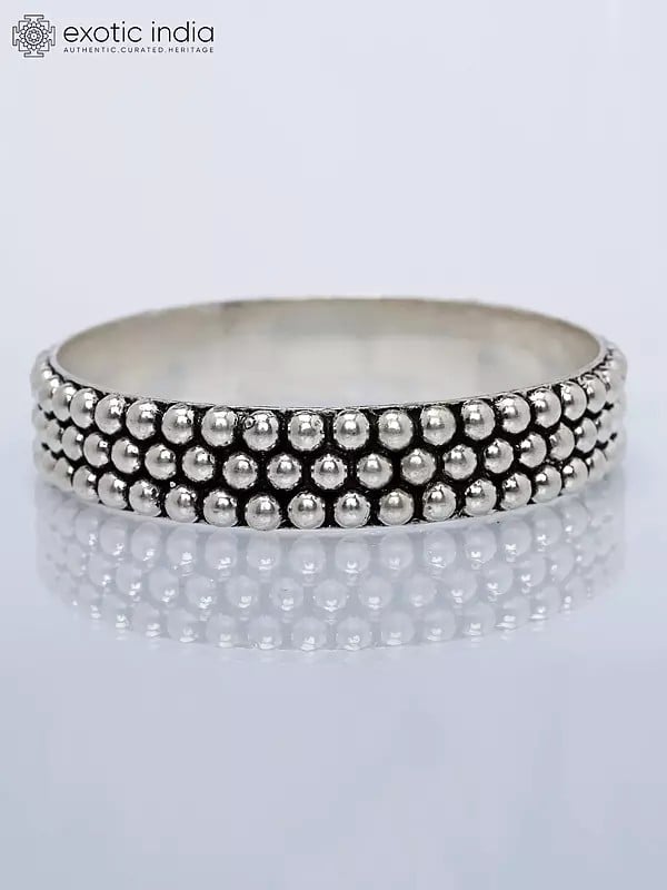 exotic india Sterling Silver Bangle (Price Per Piece) 