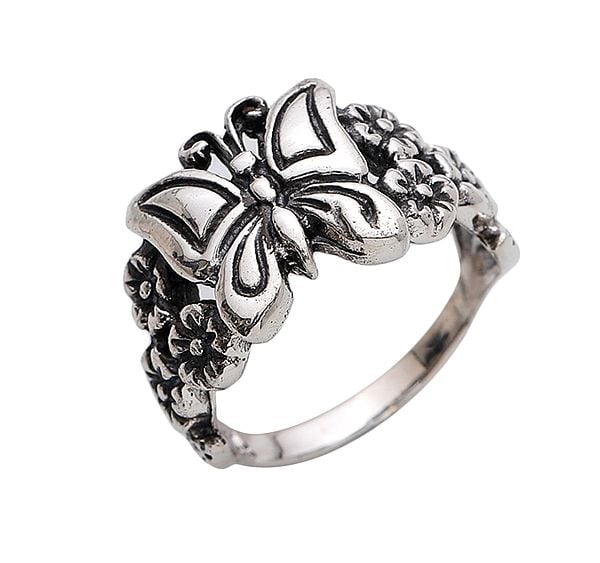 exotic india Sterling Silver Butterfly Ring | Sterling Silver Jewelry 