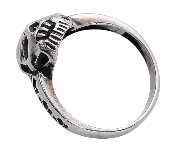 Exotic India Sterling Silver Skull Ring | Sterling Silver Jewelry 