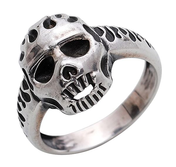 exotic india Sterling Silver Skull Ring | Sterling Silver Jewelry 