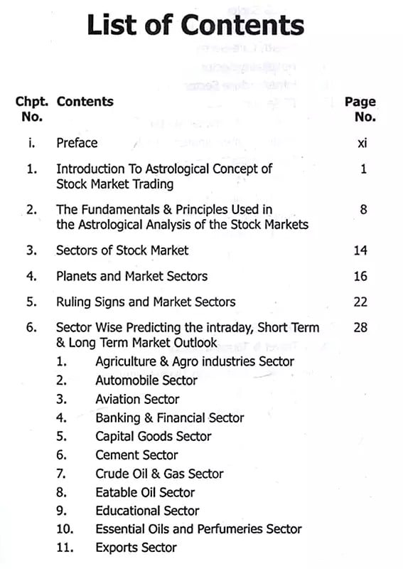 Exotic India Stock Market Astrology & Astrological Theory Of Business Cycles 