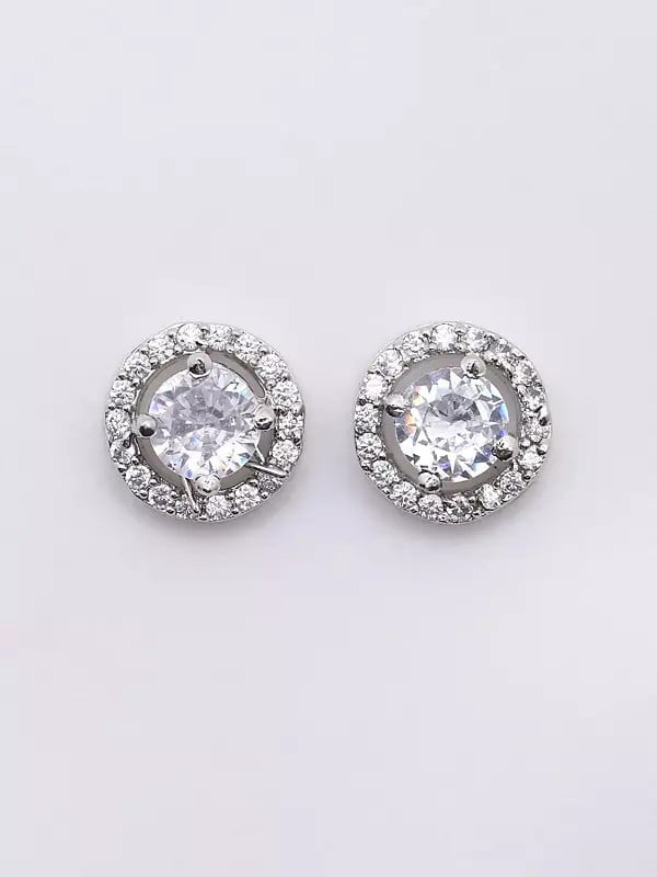 Exotic India Stone Studded Mangalsutra And Earrings Set 