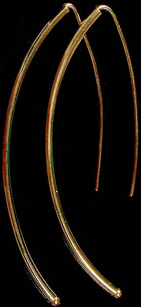 exotic india Stylish 18k Gold Earrings | Designer Gold Jewelry
