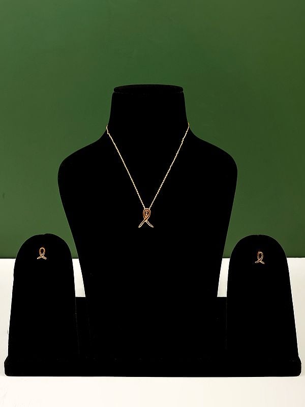 exotic india Stylish Casual Daily Wear Necklace Earring Set