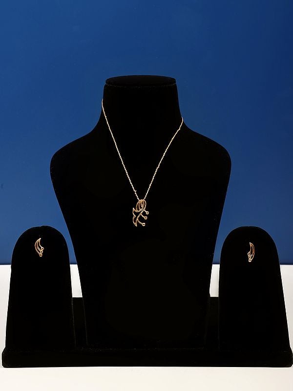 exotic india Stylish Casual Daily Wear Necklace Earring Set