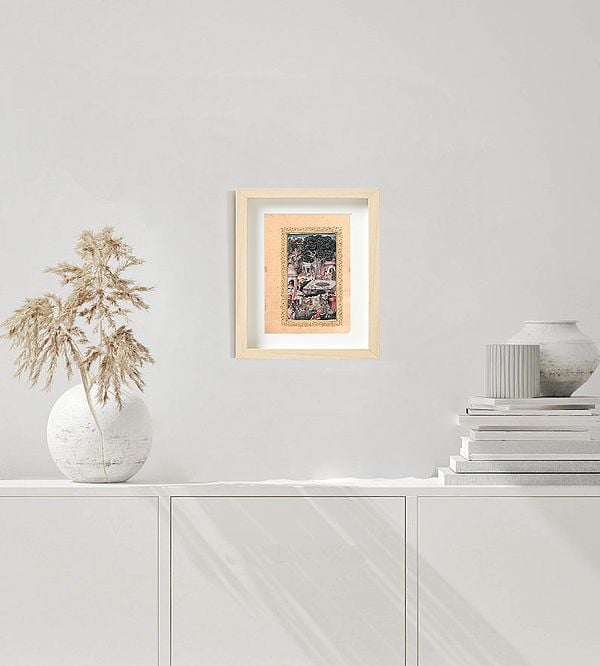 Exotic India Sultan Surveying Kwadja Qutbiddin's Tomb Mausoleums And Buildings 