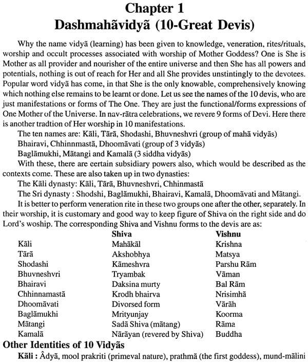 Exotic India Tantrokta Dashmahavidya (Siddhi Sadhana Of Ten Mahavidyas As Per Tantras): A Big Book 