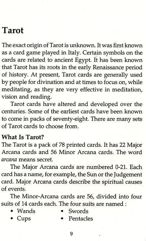 Exotic India Tarot Reading Fortunes: Do You Wish To Know More About Your Future? 