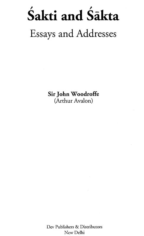 Exotic India The Complete Works Of Sir John Woodroffe "Arthur Avalon" (Set Of 10 Books) 