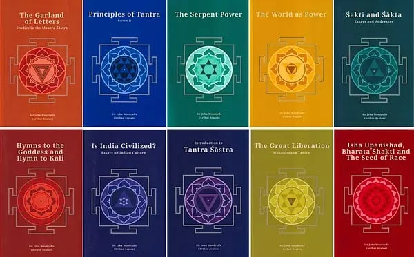 exotic india The Complete Works of Sir John Woodroffe "Arthur Avalon" (Set of 10 Books) 