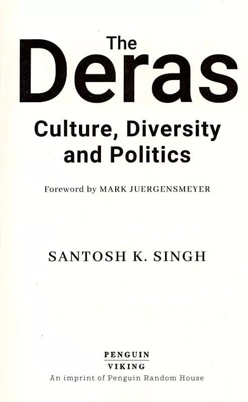 Exotic India The Deras Culture Diversity And Politics 