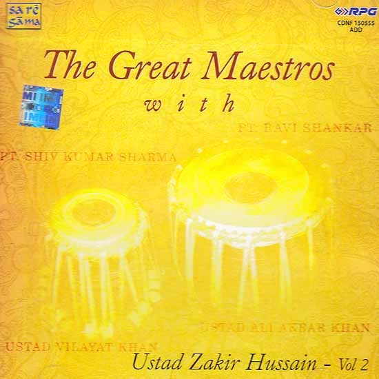 exotic india The Great Maestros with Ustad Zakir Hussain – Vol 2 (Audio CD) 