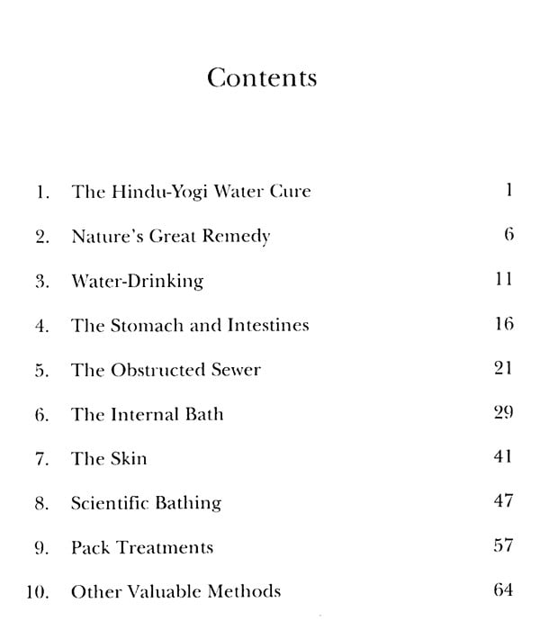Exotic India The Hindu-Yogi System Of Practical Water Cure 