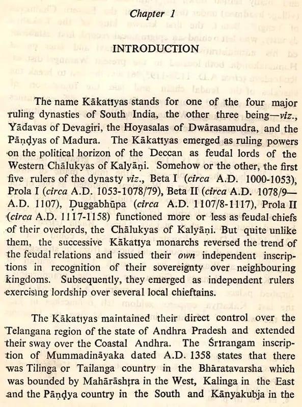 Exotic India The Kakatiyas Of Warangal (An Old And Rare Book) 