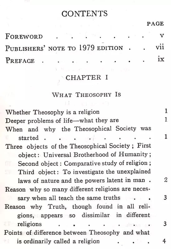 Exotic India The Living Wisdom- An Introduction To Theosophy In Questions And Answers 