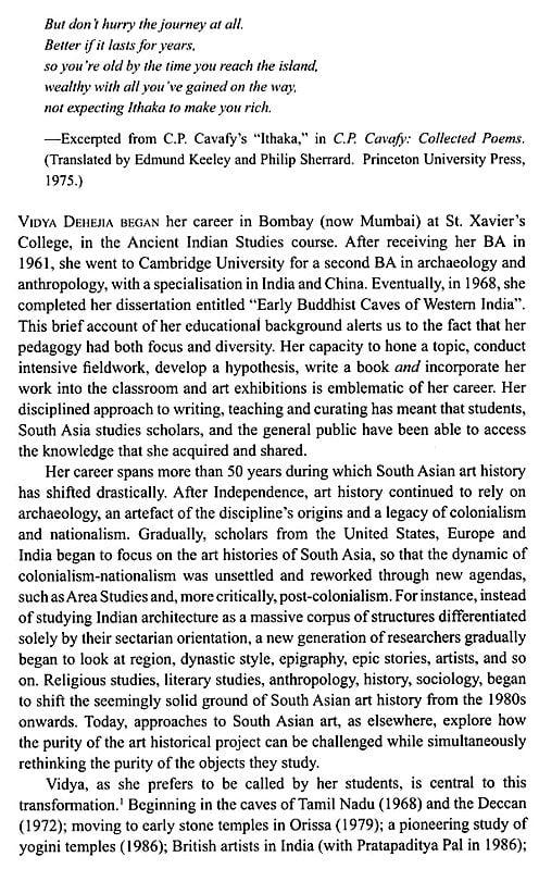 Exotic India The Long Arc Of South Asian Art: Essays In Honour Of Vidya Dehejia 
