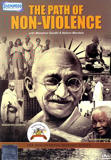 exotic india The Path of Non-Violence: With Mahatma Gandhi and Nelson Mandela (The Discovering History Series) (DVD)