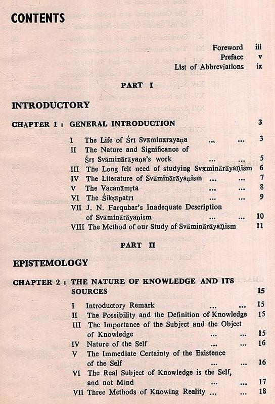 Exotic India The Philosophy Of Sri Svaminarayana (An Old And Rare Book) 