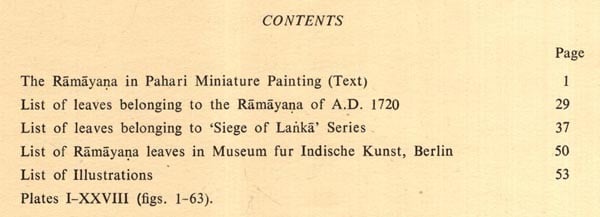 Exotic India The Ramayana In Pahari Miniature Painting 