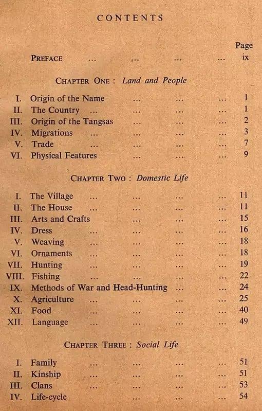 Exotic India The Tangsas Of The Namchik And Tirap Valleys (An Old And Rare Book) 