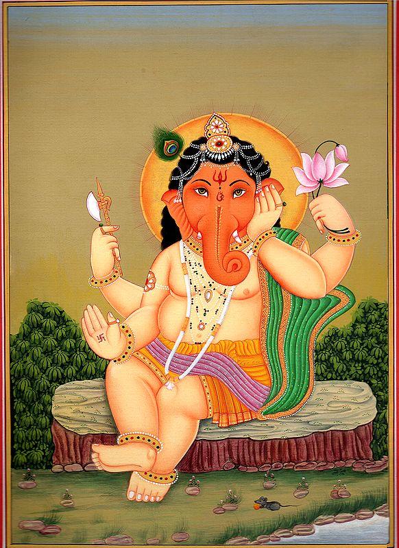 exotic india The Timeless Appeal Of Ganesha (Trailokyamohana)