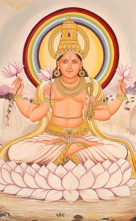 exotic india The Twelve Forms of the Sun (Surya) - PARJANYA 