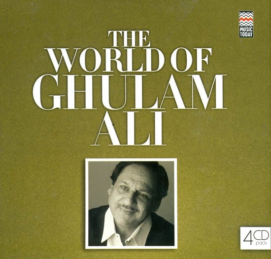 exotic india The World of Ghulam Ali (Set of 4 Audio CDs) 
