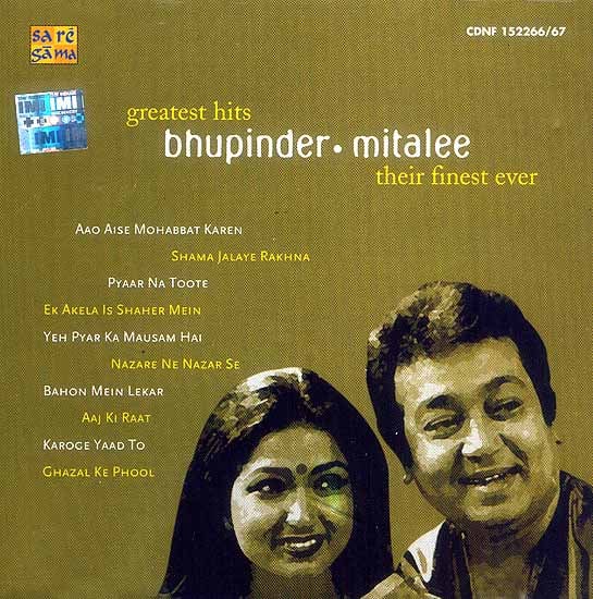 exotic india Their Finest Ever Greatest Hits: Bhupinder & Mitalee (Set of Two Audio CDs) 